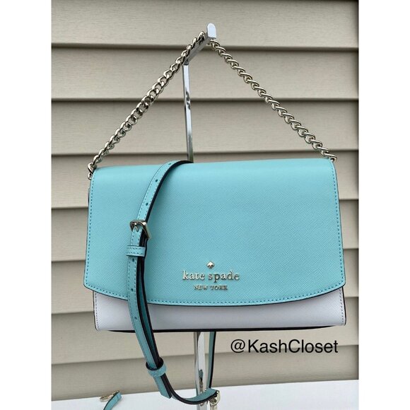 Kate Spade crossbody carson purse convertible shoulder bag poolside multi - Picture 3 of 12